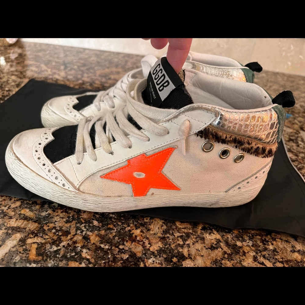 Authentic Golden Goose Mids.